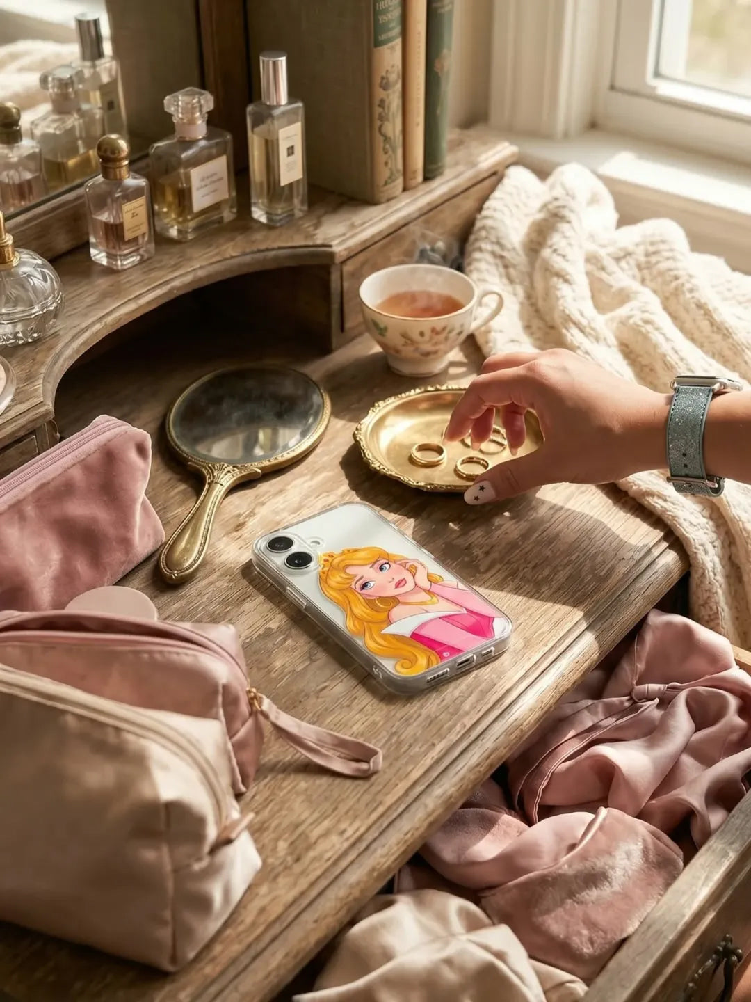 Disney Princess Semi Transparent Printed Cases