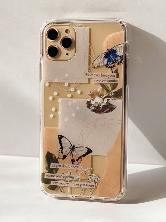 Aesthetic Semi Transparent Printed CXT Phone Case