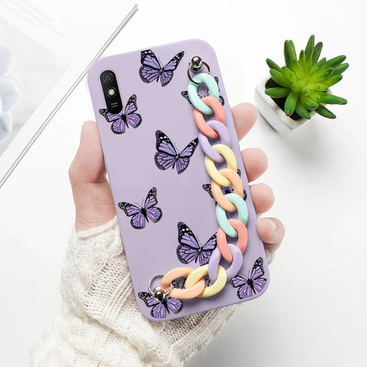 Rainbow Chain Butterfly Case