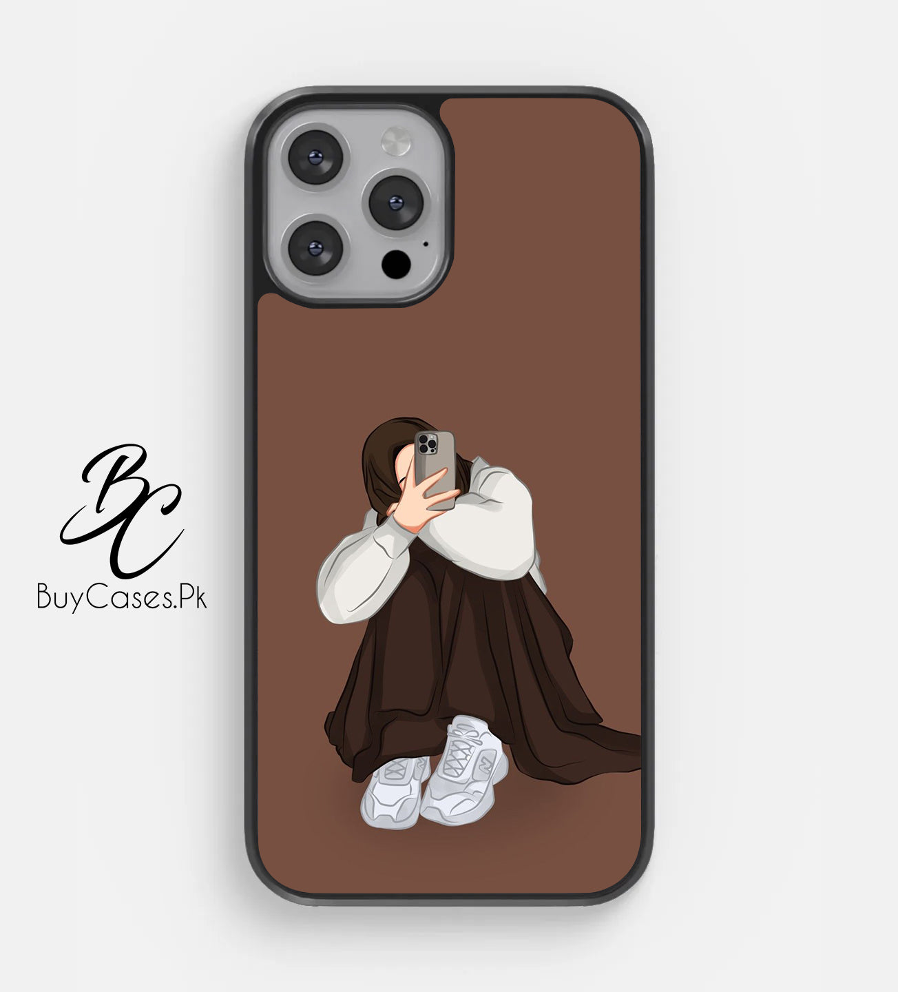 Hijabi Girl Aesthetic Glossy Girly Printed Cases