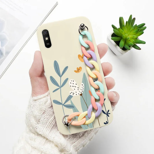 Rainbow Chain Flowers Case