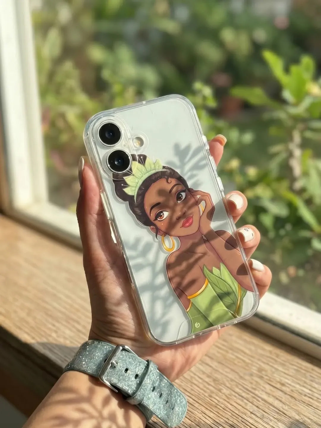 Disney Princess Semi Transparent Printed Cases