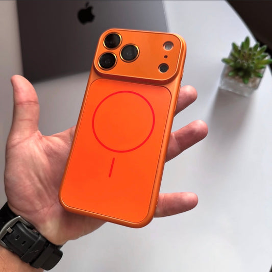 Original AG Glass Converter Case HIGH Quality Cosmic Orange & Black