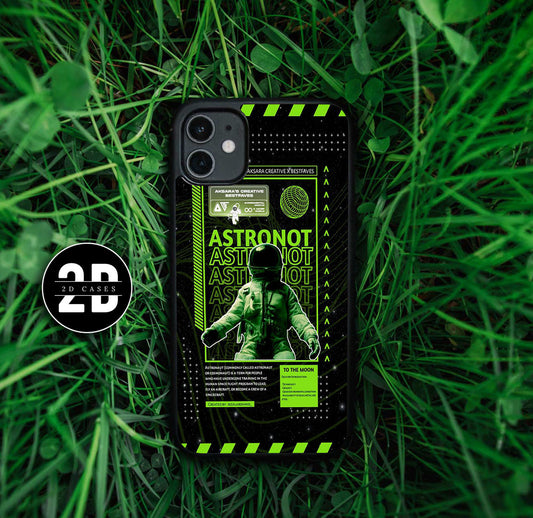 Astronaut 2D Glossy Cases