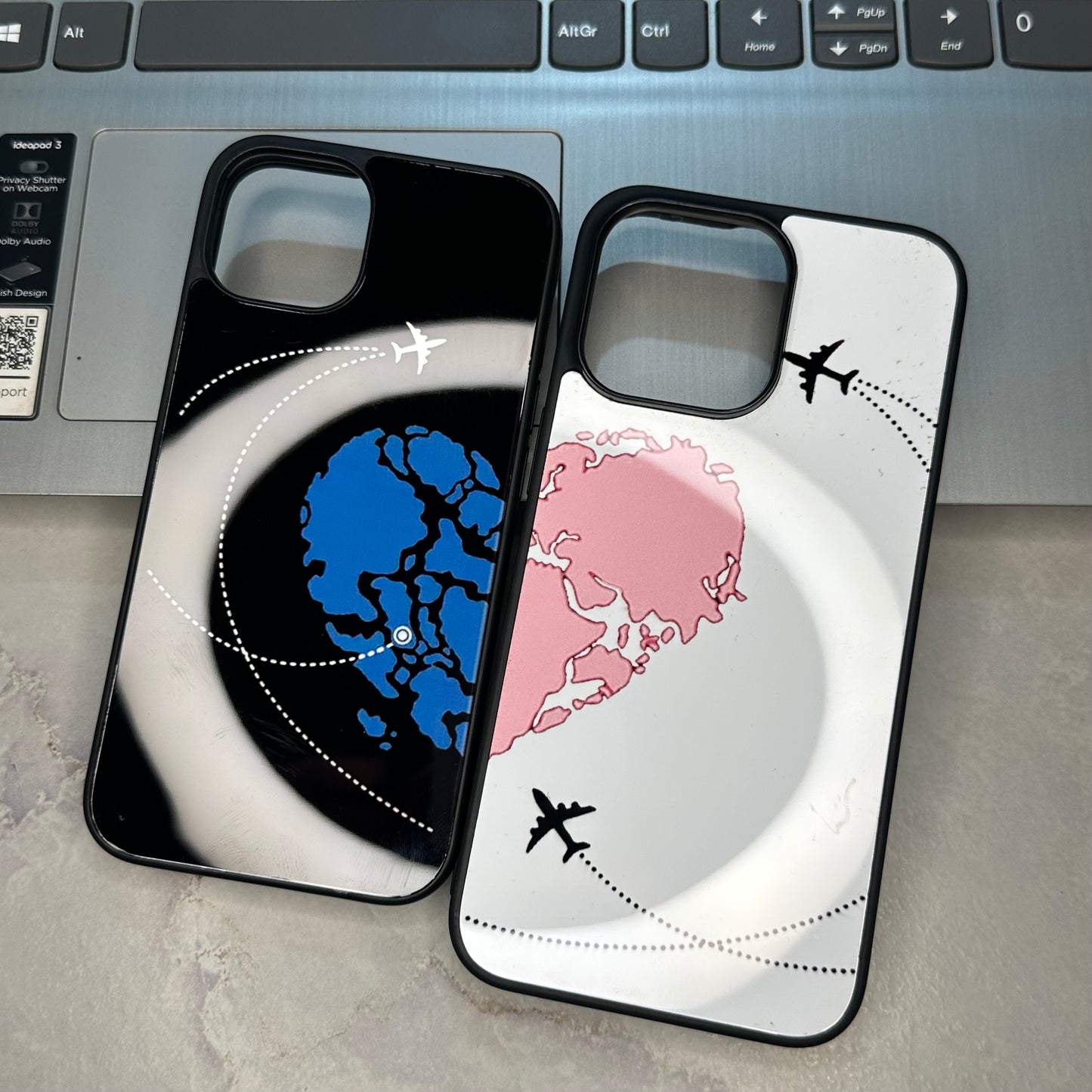 Glossy Pair Couple Cases iPhone / Andriod Both Available