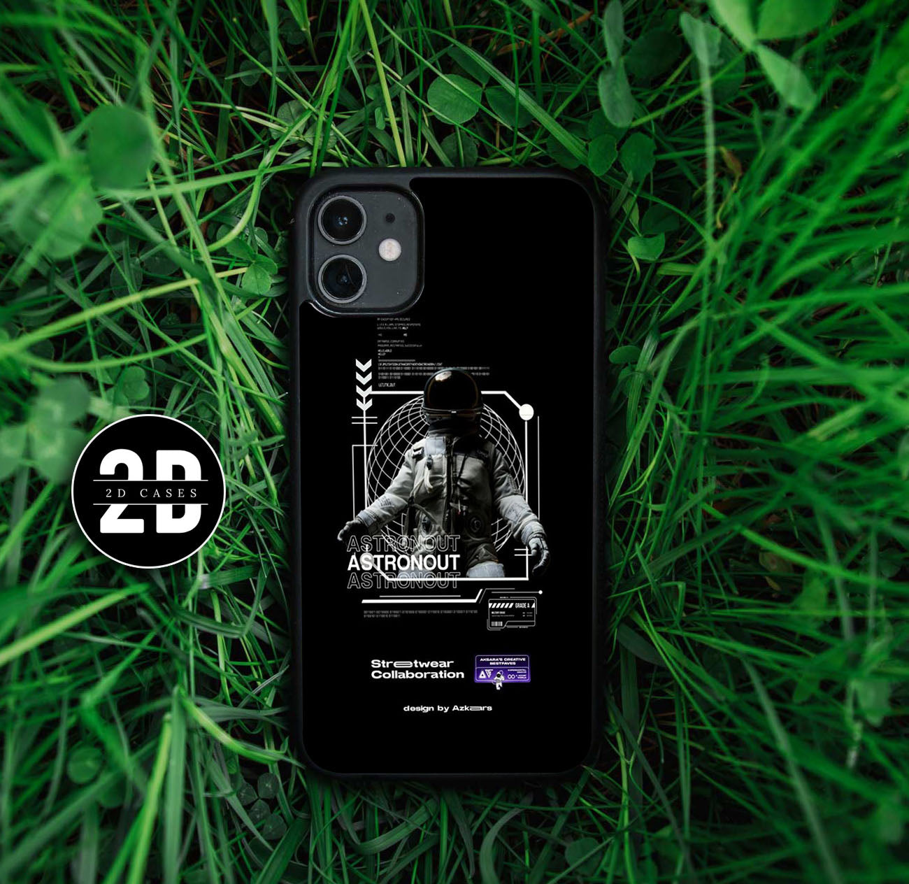 Astronaut 2D Glossy Cases