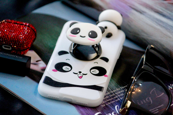 Panda Cute Pop Toy Soft Jelly Case