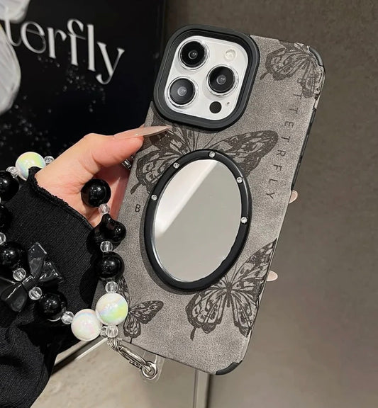 Luxury Mirror Charm Case For iphone 11 To 17 Series