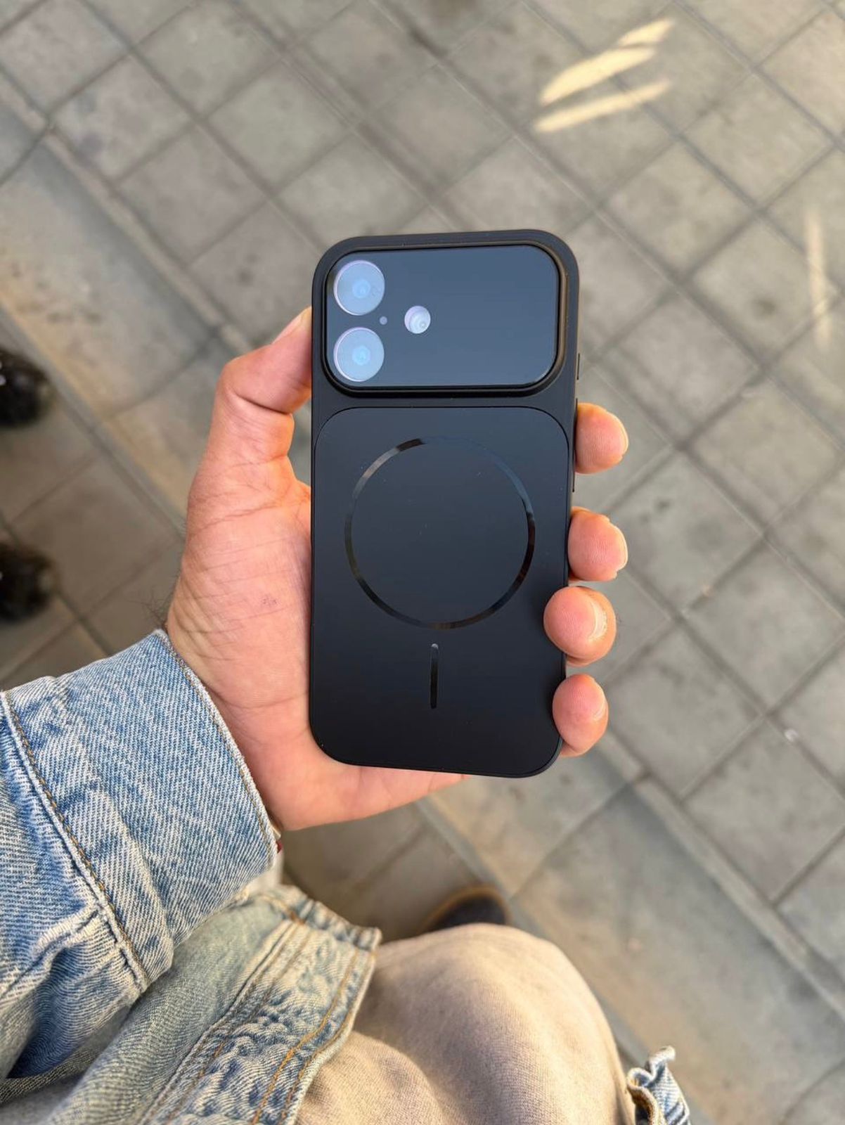 Original AG Glass Converter Case HIGH Quality Cosmic Orange & Black