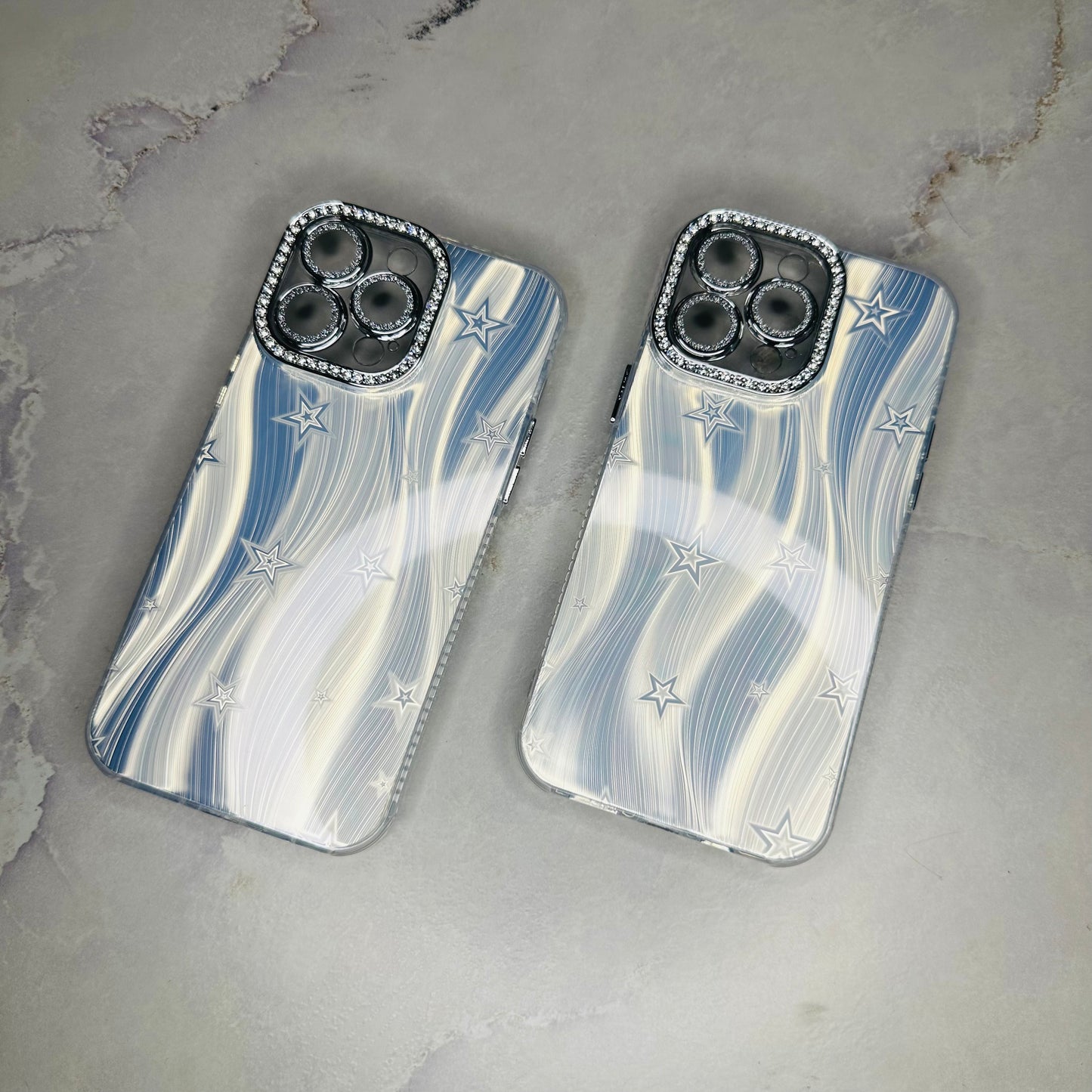 ✨New Star Diamond Gradient Luxe Protection Phone Case.”