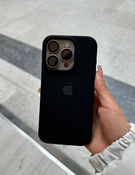 Iphone Black Silicone Case