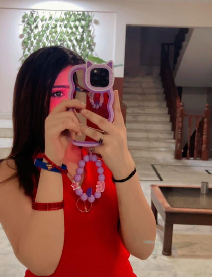Purple Mirror Case 14 Pro Max / 15 Pro Max Only 1 Pc (Sale Product)