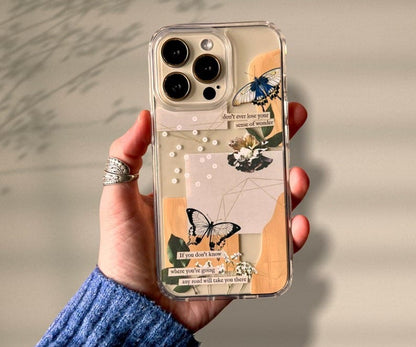 Aesthetic Semi Transparent Printed CXT Phone Case