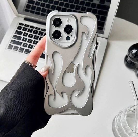 (Sale Product) FlameFlex Metal Feel Flexible Shock Proof Case