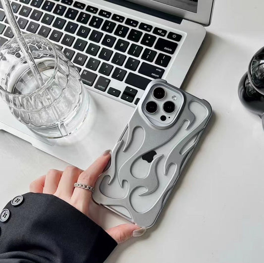 (Sale Product) FlameFlex Metal Feel Flexible Shock Proof Case