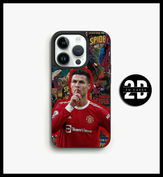 RONALDO Soft Sides Premium Printed Glossy Soft Bumper Shock Proof Case