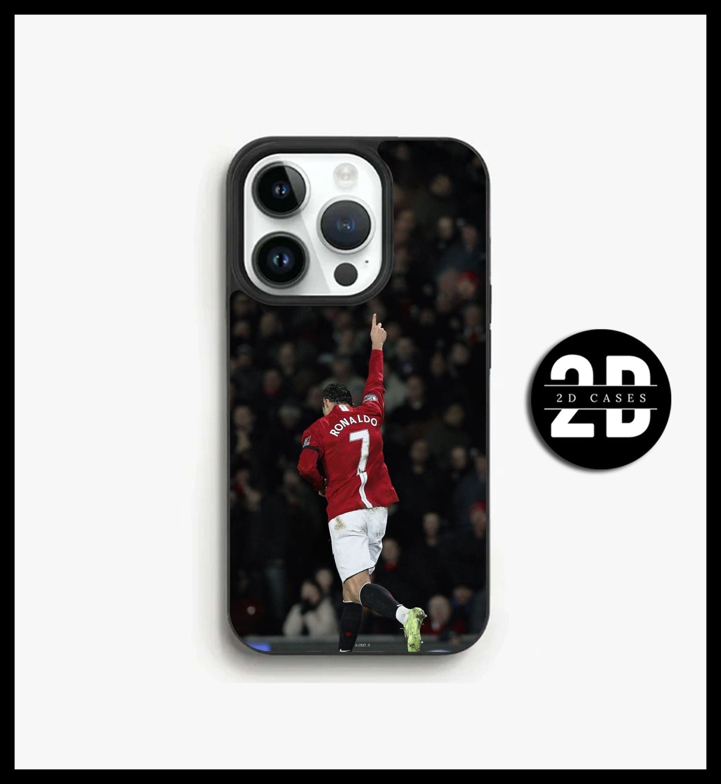 RONALDO Soft Sides Premium Printed Glossy Soft Bumper Shock Proof Case
