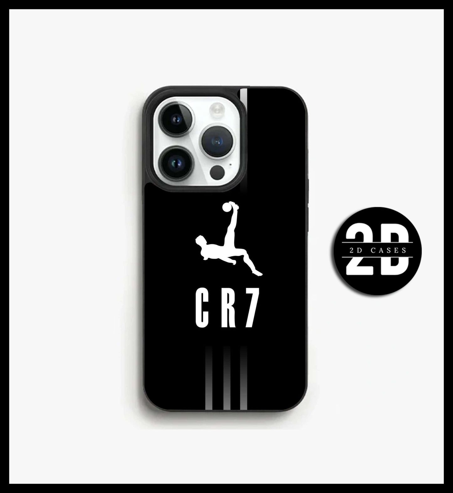 RONALDO Soft Sides Premium Printed Glossy Soft Bumper Shock Proof Case