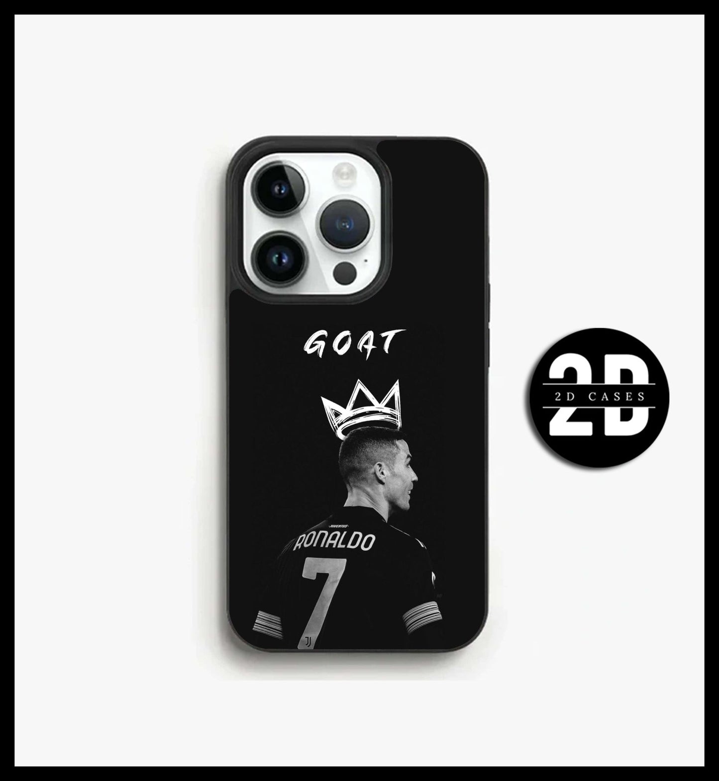 RONALDO Soft Sides Premium Printed Glossy Soft Bumper Shock Proof Case