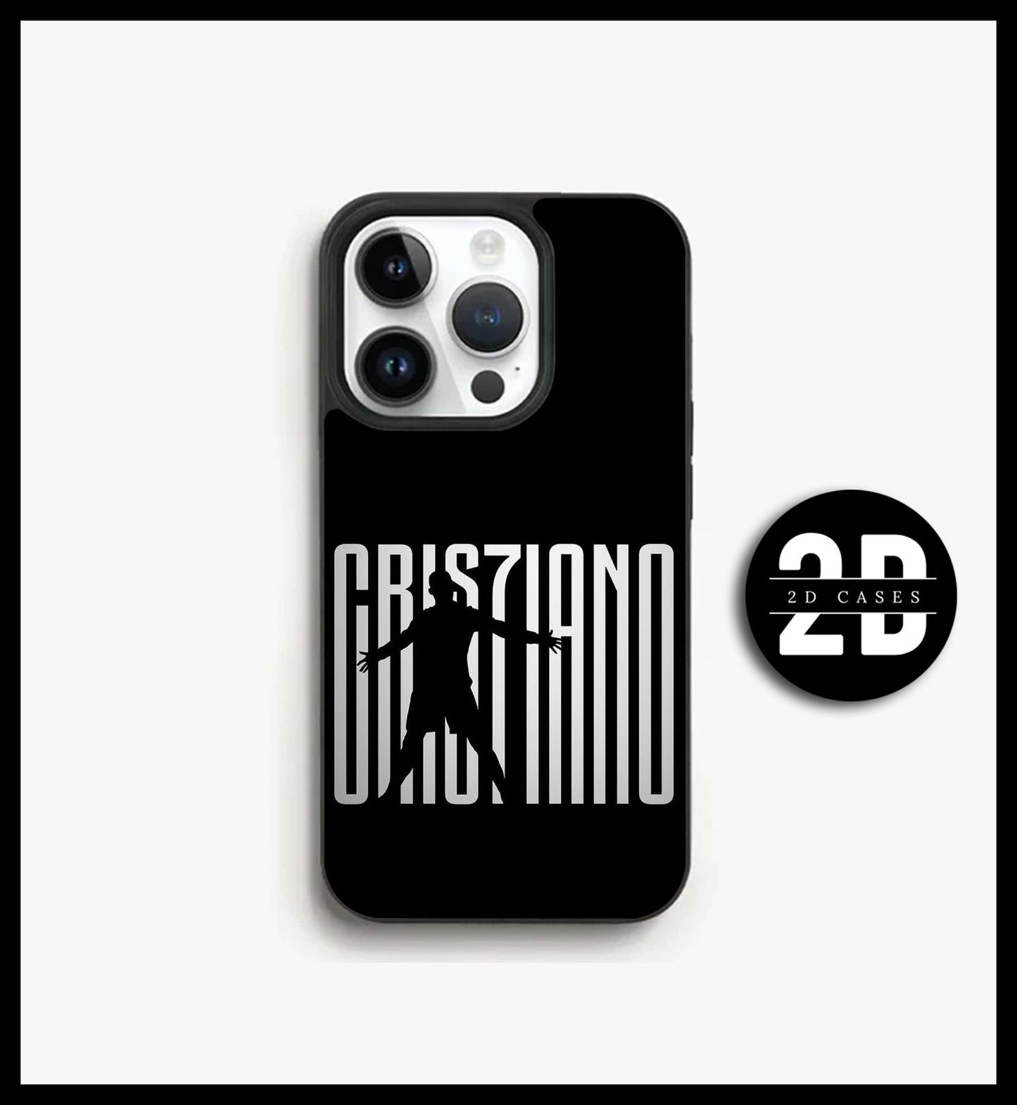 RONALDO Soft Sides Premium Printed Glossy Soft Bumper Shock Proof Case