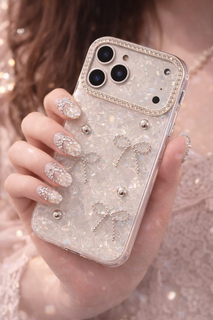 Glimmering Ribbon Stone Case