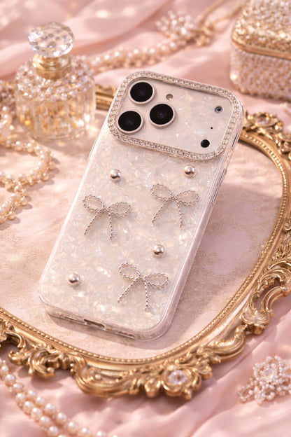 Glimmering Ribbon Stone Case