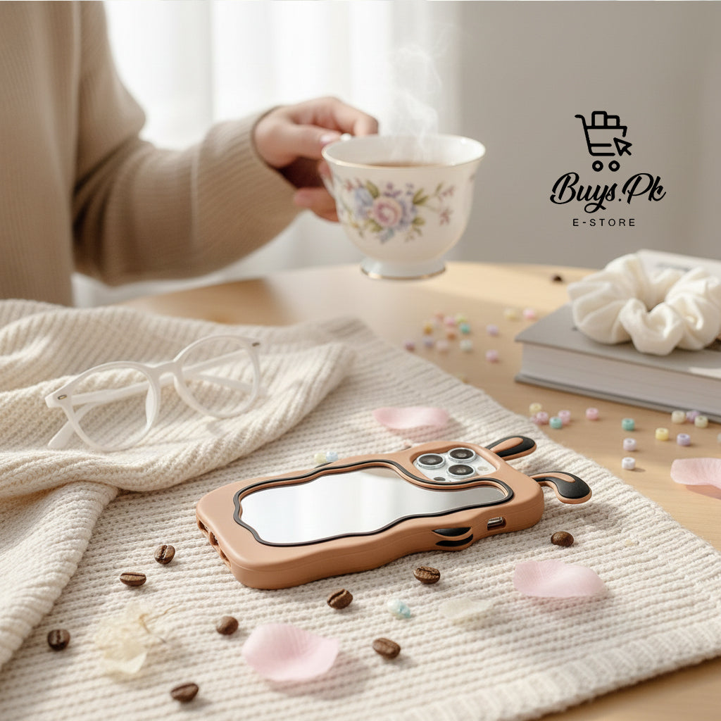 Bunny Mirror Case Iph 11 to 16 Pro Max