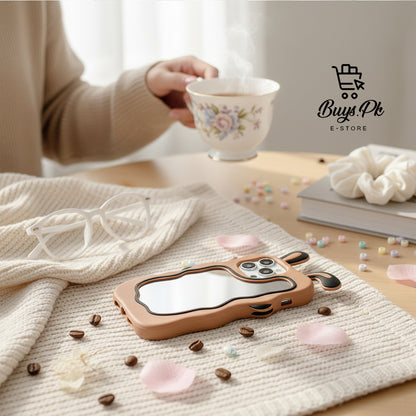 Bunny Mirror Case Iph 11 to 16 Pro Max