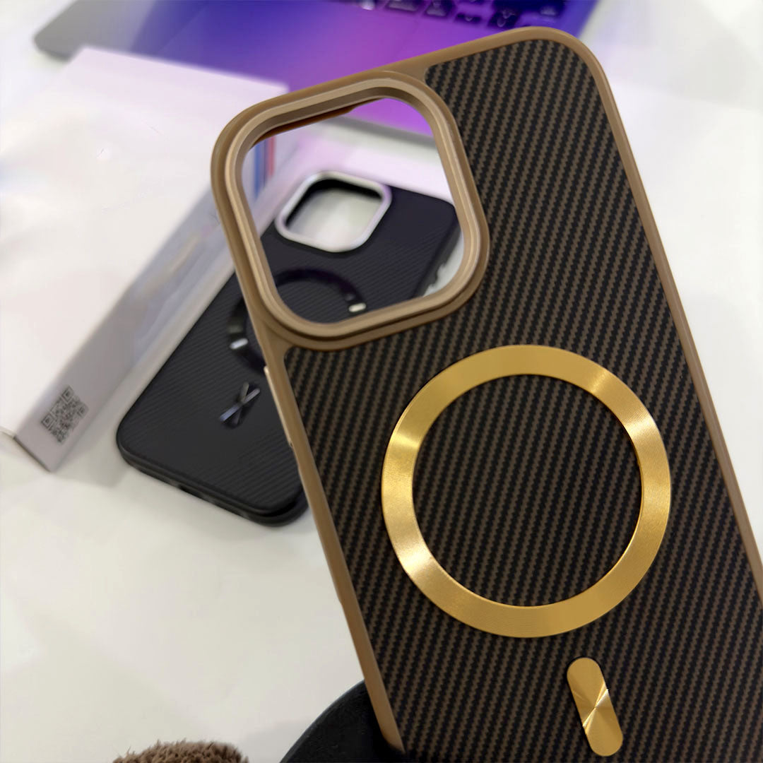New Carbon Texture Case With Magsafe Ring