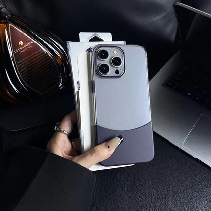 Transparent Shell Two-Tone Detachable Luxury Case