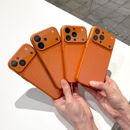 Original AG Glass Converter Case HIGH Quality Cosmic Orange & Black