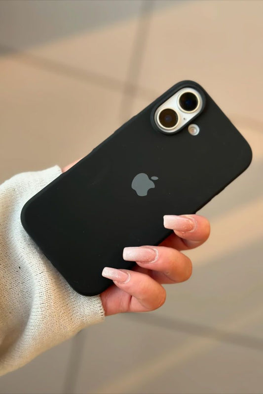 Iphone Black Silicone Case