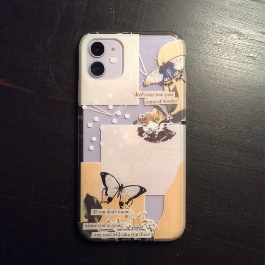 Aesthetic Semi Transparent Printed CXT Phone Case
