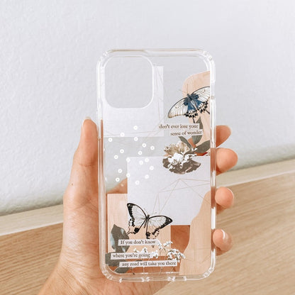 Aesthetic Semi Transparent Printed CXT Phone Case