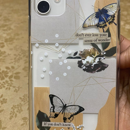 Aesthetic Semi Transparent Printed CXT Phone Case
