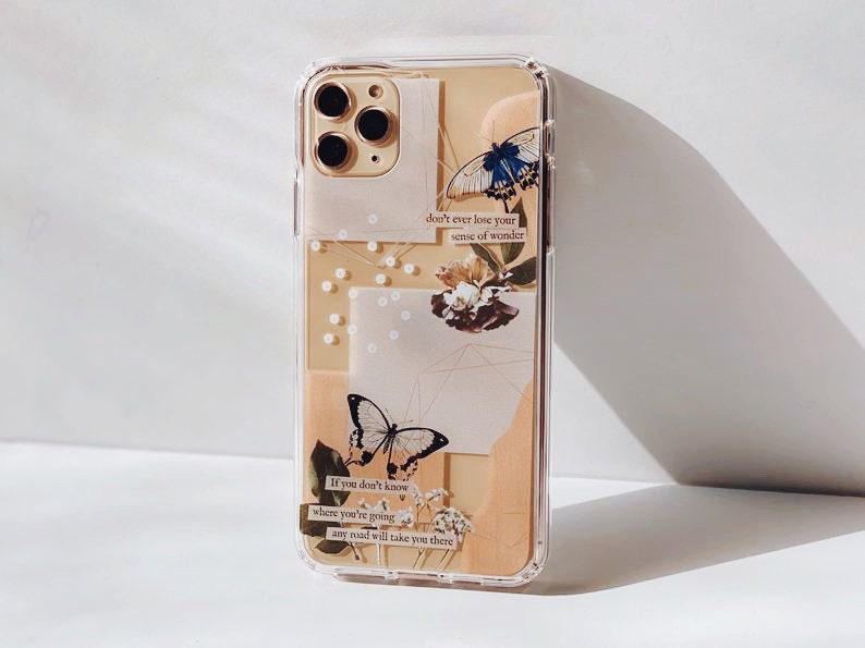 Aesthetic Semi Transparent Printed CXT Phone Case