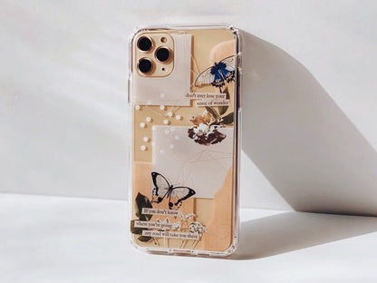 Aesthetic Semi Transparent Printed CXT Phone Case
