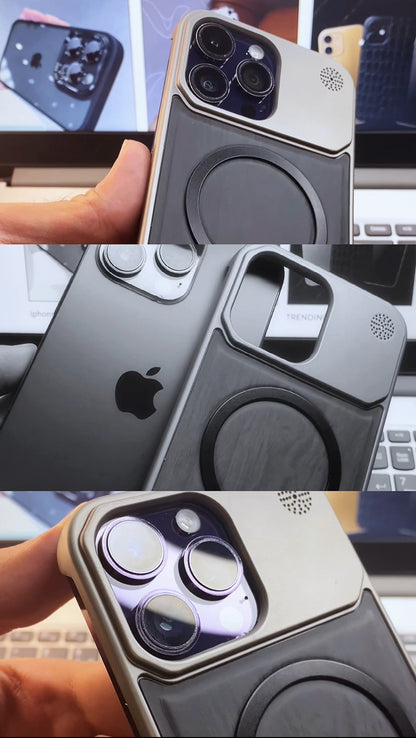 Ultra Thin Titanium MagSafe Supported Case (for iPhone 11 – 16 Pro Max)