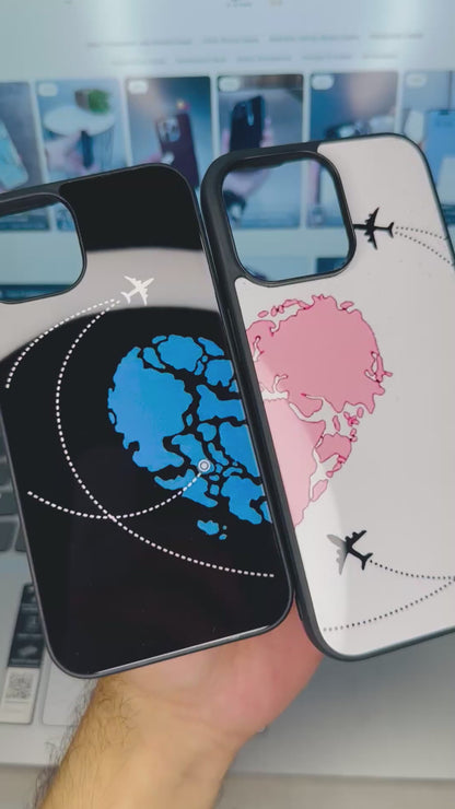 Glossy Pair Couple Cases iPhone / Andriod Both Available