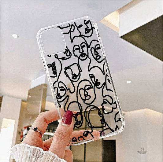 Faces Semi Transparent Printed CXT Case