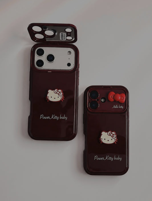 Ruby Kitty Mirror Stand Case