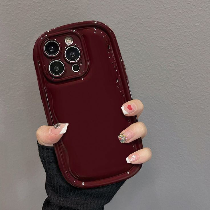 New Puff Burgundy Phone Case