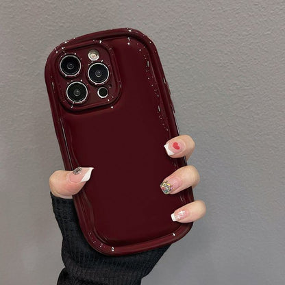 New Puff Burgundy Phone Case
