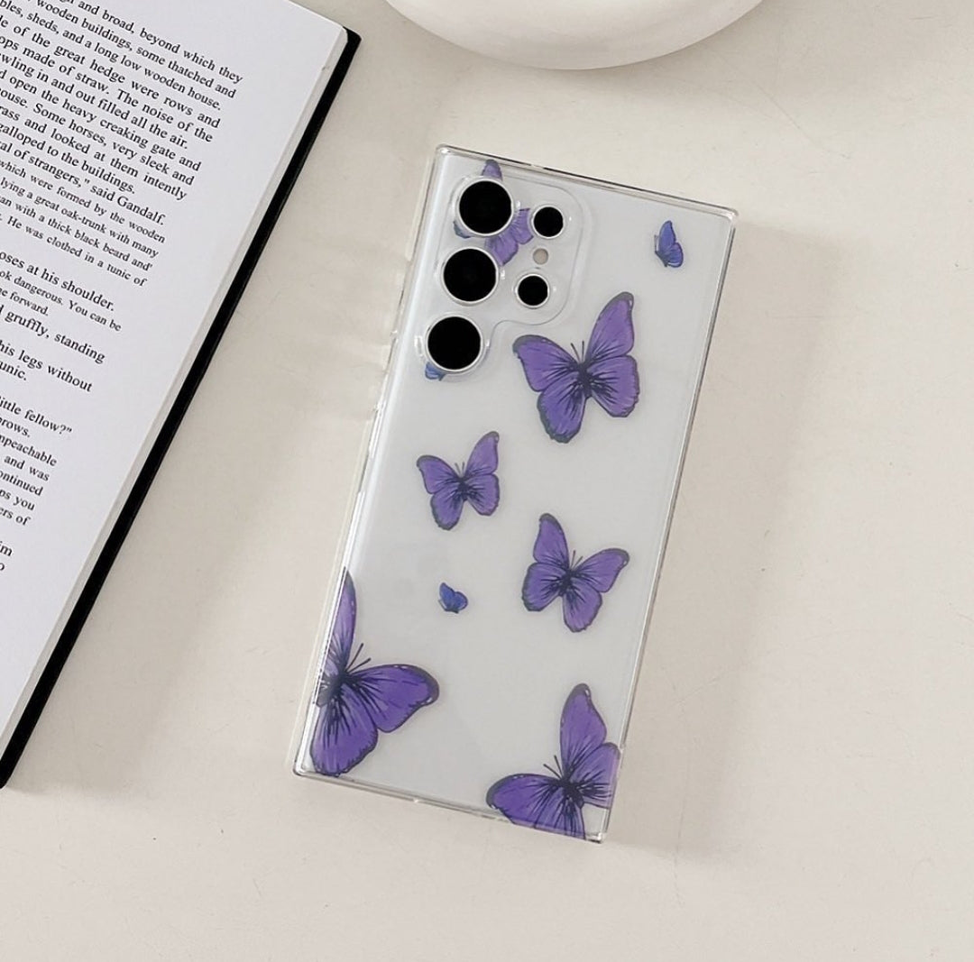 Purple Butterfly Printed CXT Case